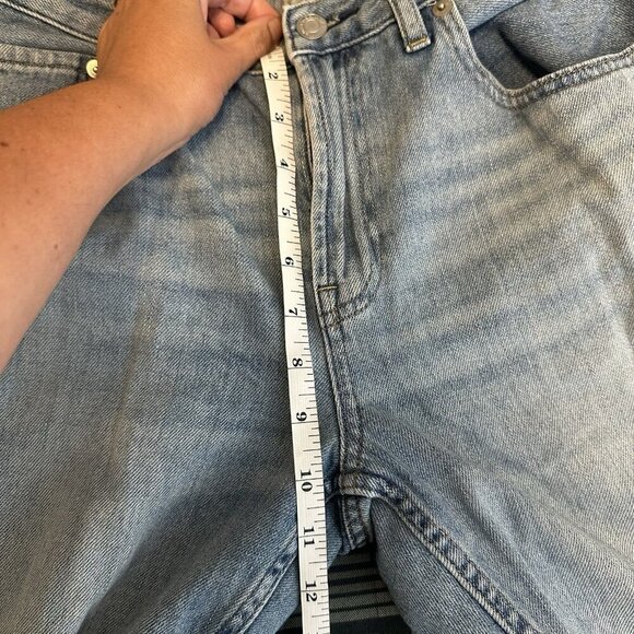 Everlane Womens Super Soft Straight Leg Jeans Size 28 Cotton Med Wash Mid Rise - Picture 11 of 12